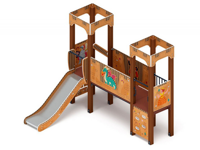 Детская игровая площадка Картонная фантазия-6