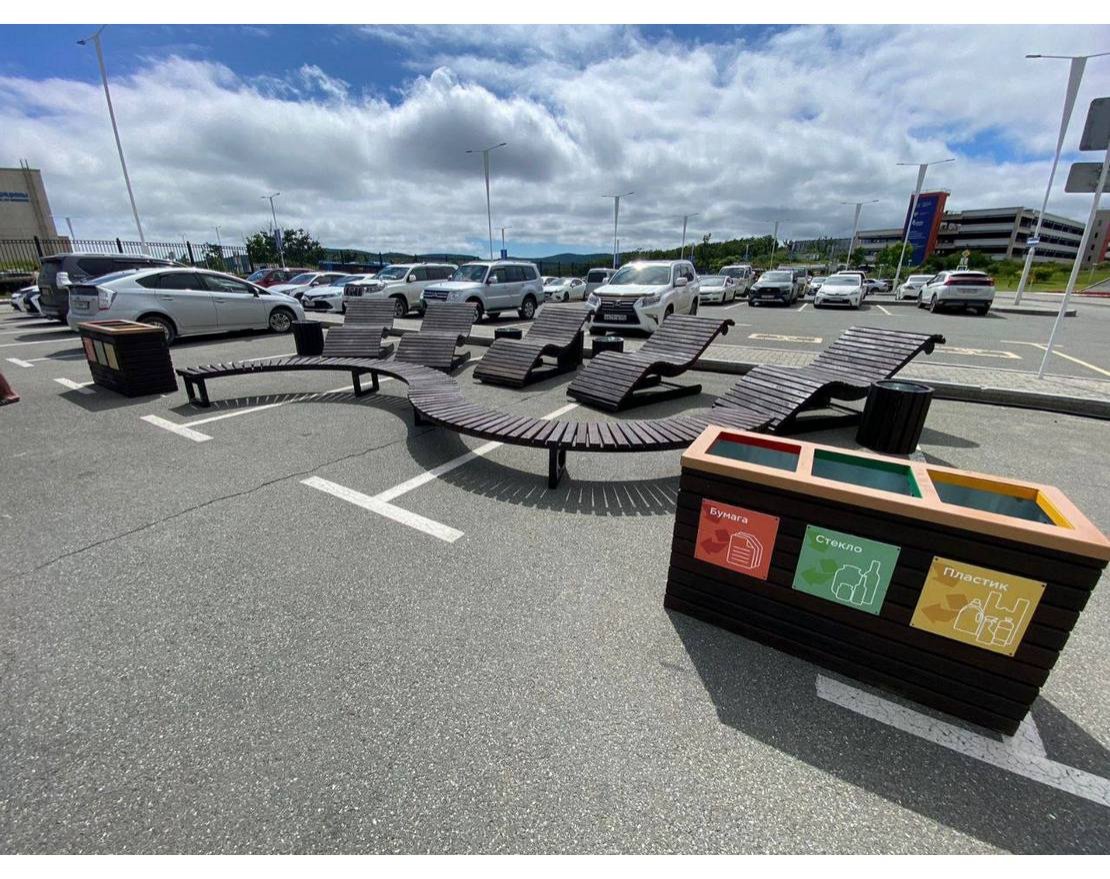 Урна для раздельного сбора мусора Сортер - вид 3