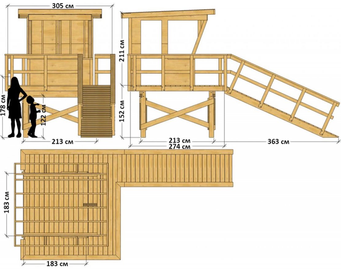 Игровой комплекс TORUDA WOOD Башня спасателя - вид 2