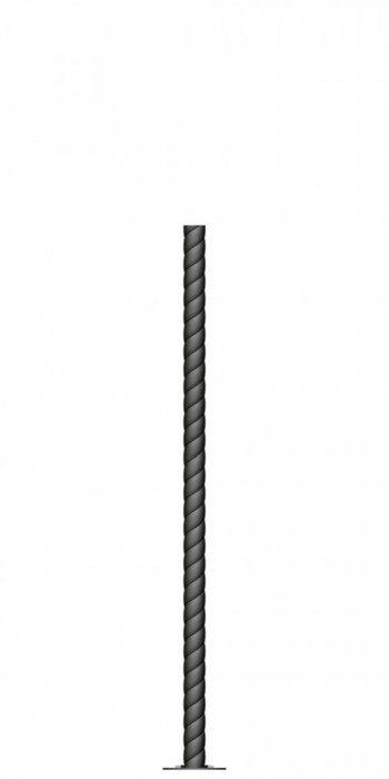 Стальная опора освещения S Витая - вид 3