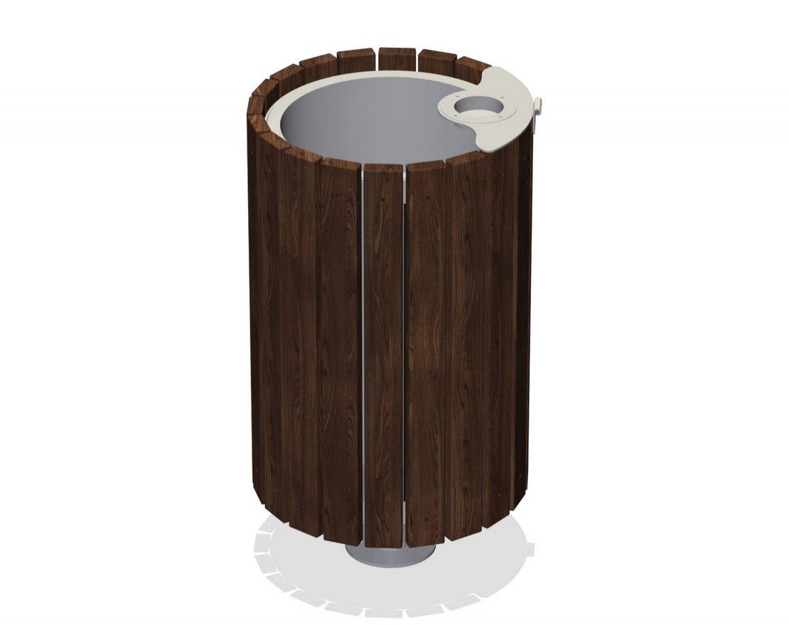 Урна со вставкой и пепельницей Сайд - вид 3